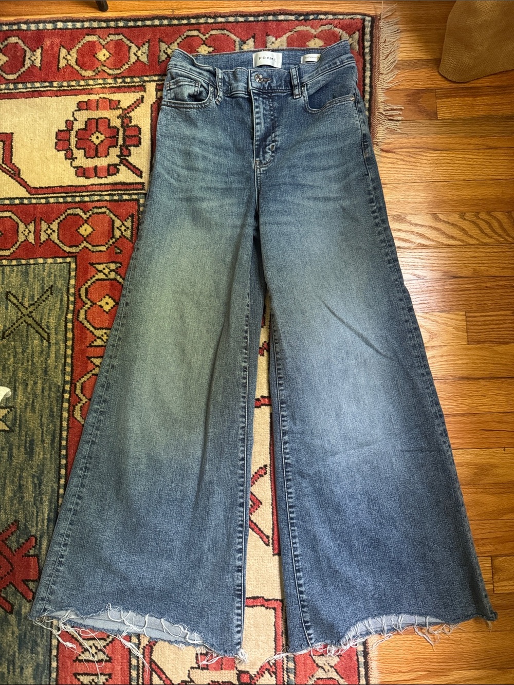 Frame Denim Le Palazzo Crop Wide Leg Women's Jeans 26